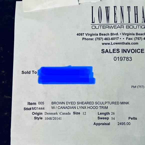 Brown Sheared Textured Mink Coat Jacket Canadian Lynx Fur Hood Belted Appraised - Picture 8 of 8